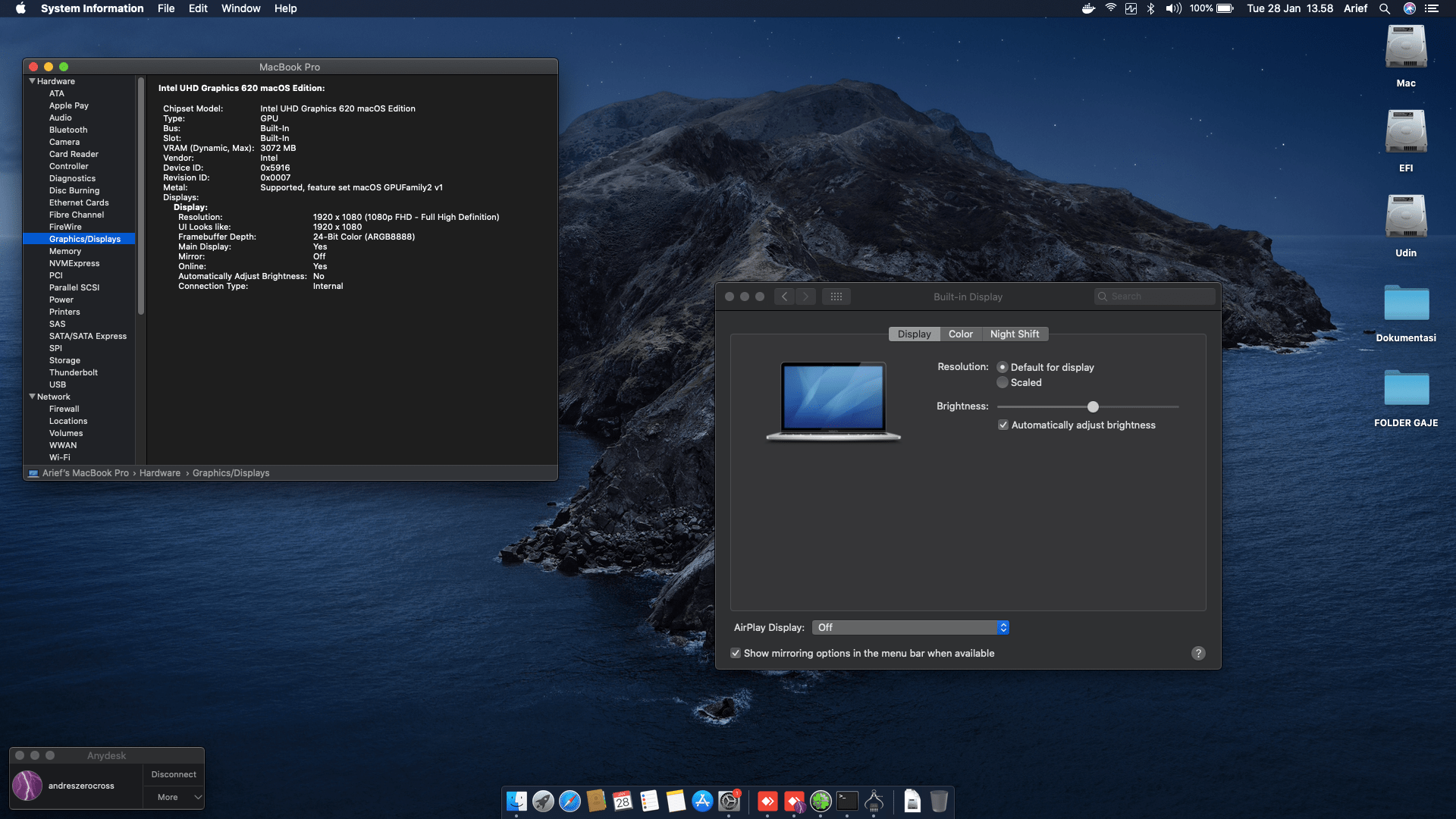 Acer Swift 3 SF314 54G 51WS [KabyLake R   Intel UHD 620 + I2C] 7